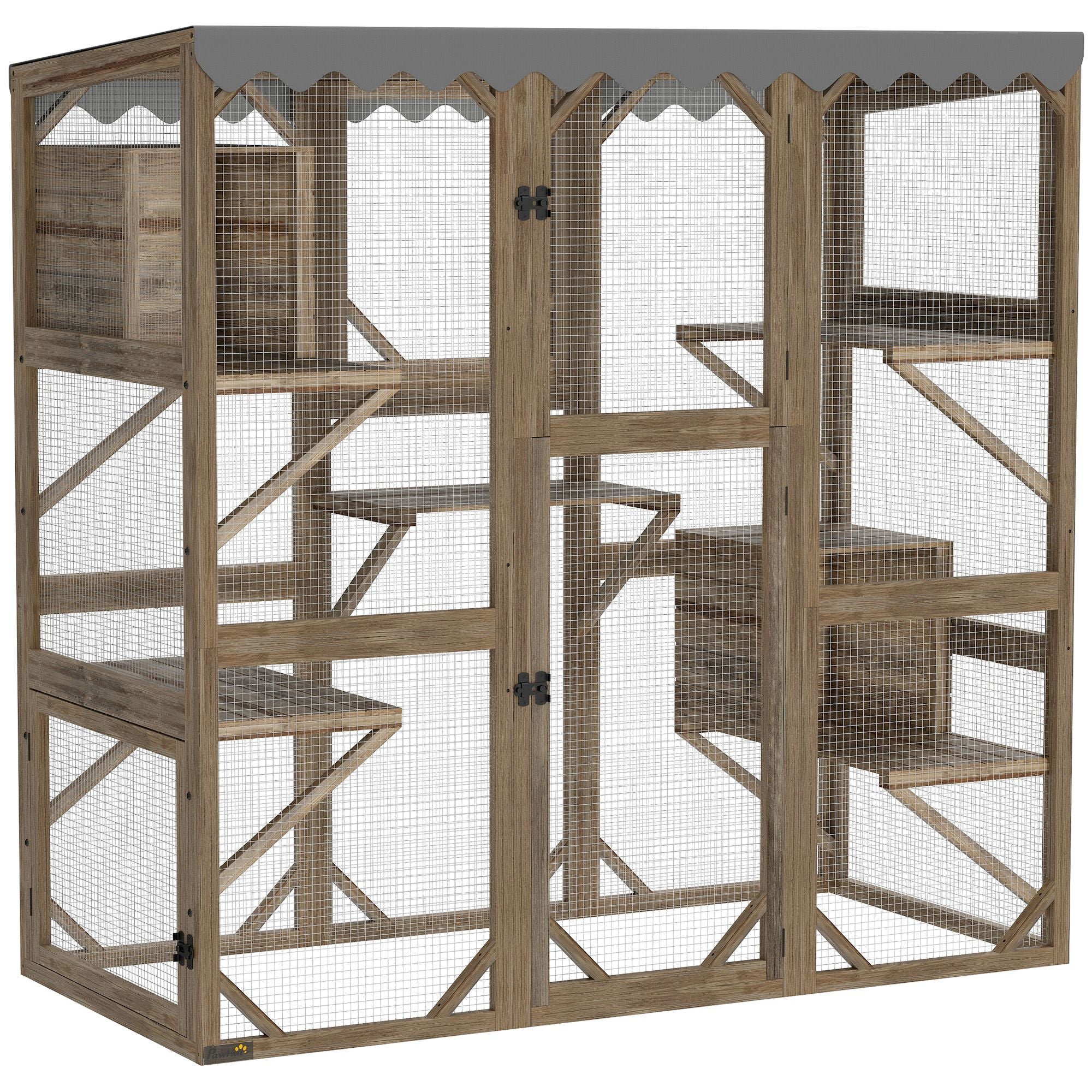 Give Your Cats the Ultimate Outdoor Adventure with This Multi-Level Catio
