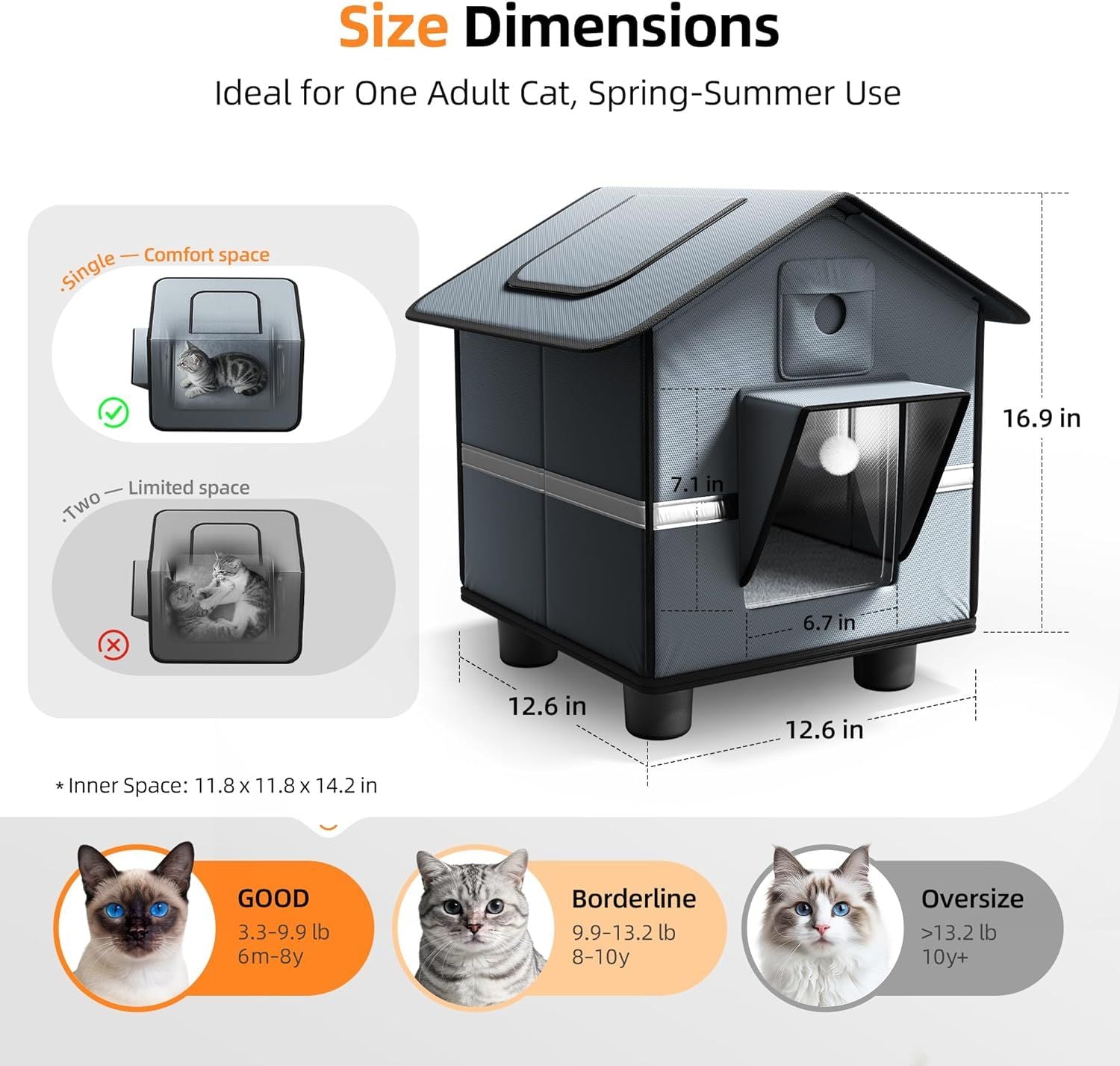 Magnetic Fortress Cat House: Weatherproof, Insulated, Secure Outdoor Shelter