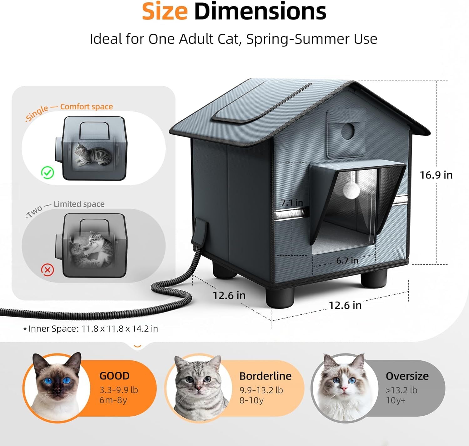 Magnetic Fortress Cat House: Weatherproof, Insulated, Secure Outdoor Shelter