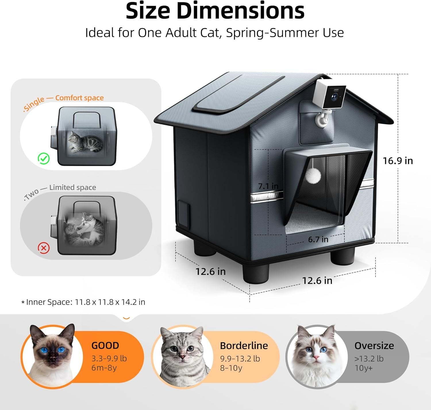 Magnetic Fortress Cat House: Weatherproof, Insulated, Secure Outdoor Shelter