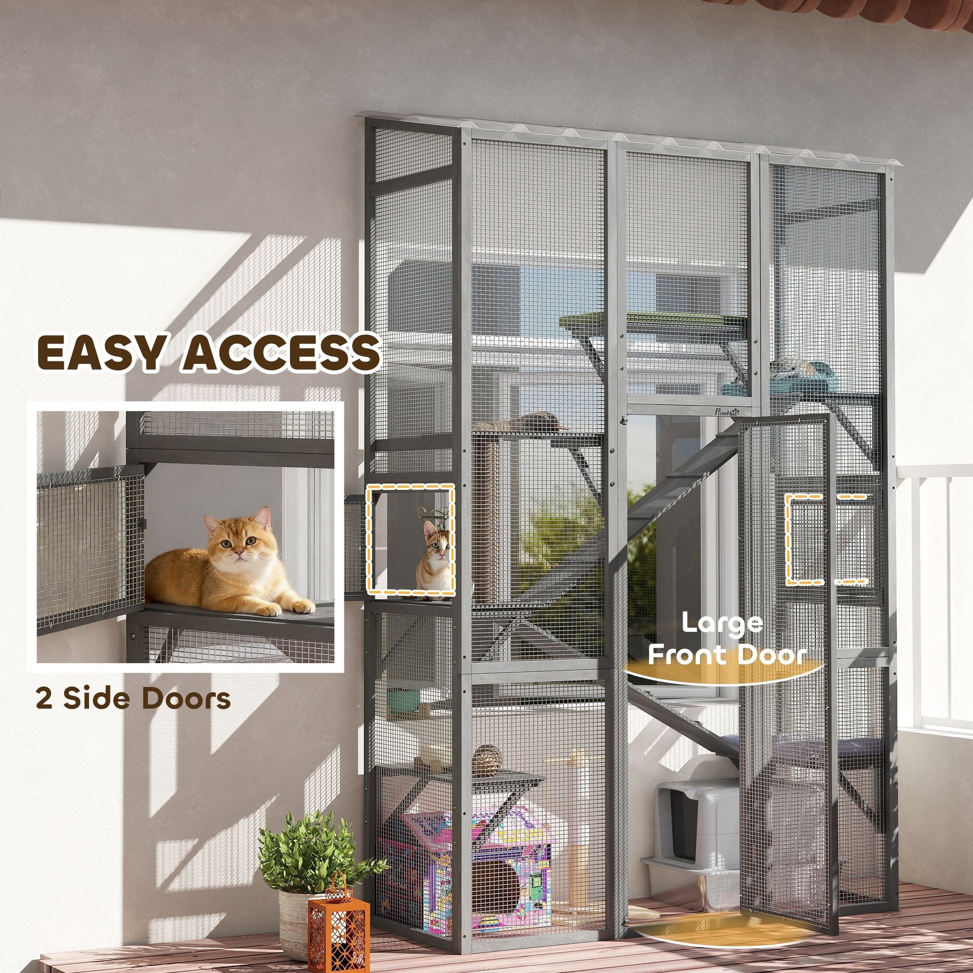 Expand Your Cat's World with a Spacious Outdoor Catio