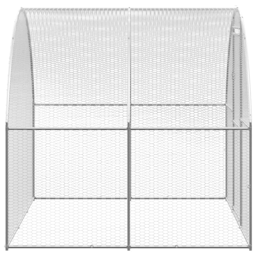 Spacious Galvanized structured Chicken Coop for Outdoor Poultry