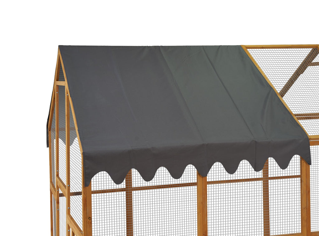 Outdoor Chicken Coop Enclosures 110" Large Kitten Playpen, Upgrade water-ready Cover