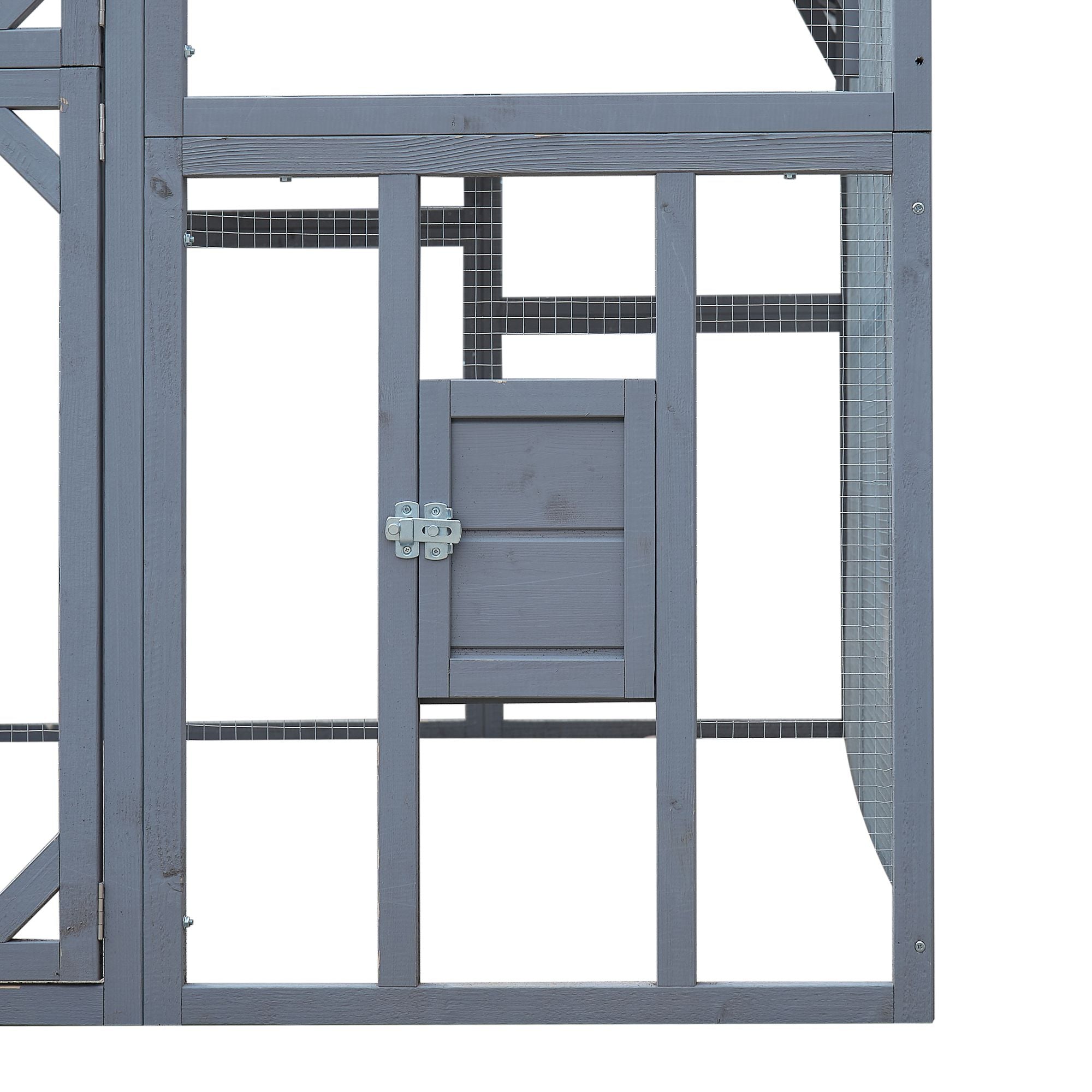 Outdoor Chicken Coop Enclosures 110" Large Kitten Playpen, Upgrade water-ready Cover