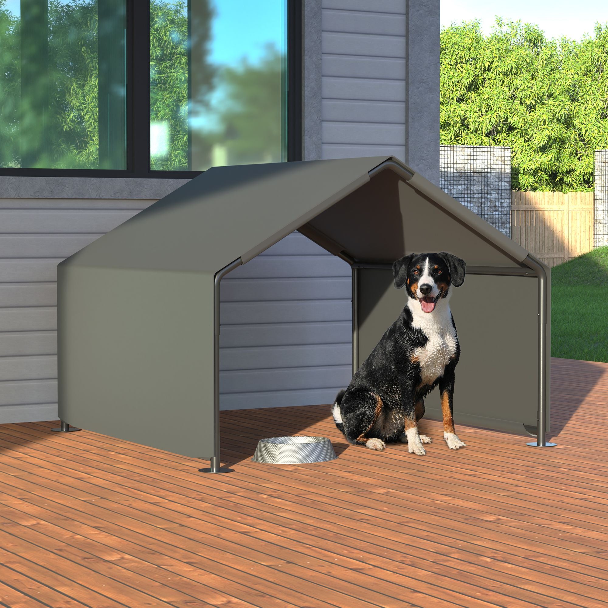 Portable Outdoor Dog Tent with UV Protection & Water-Resistant Coating