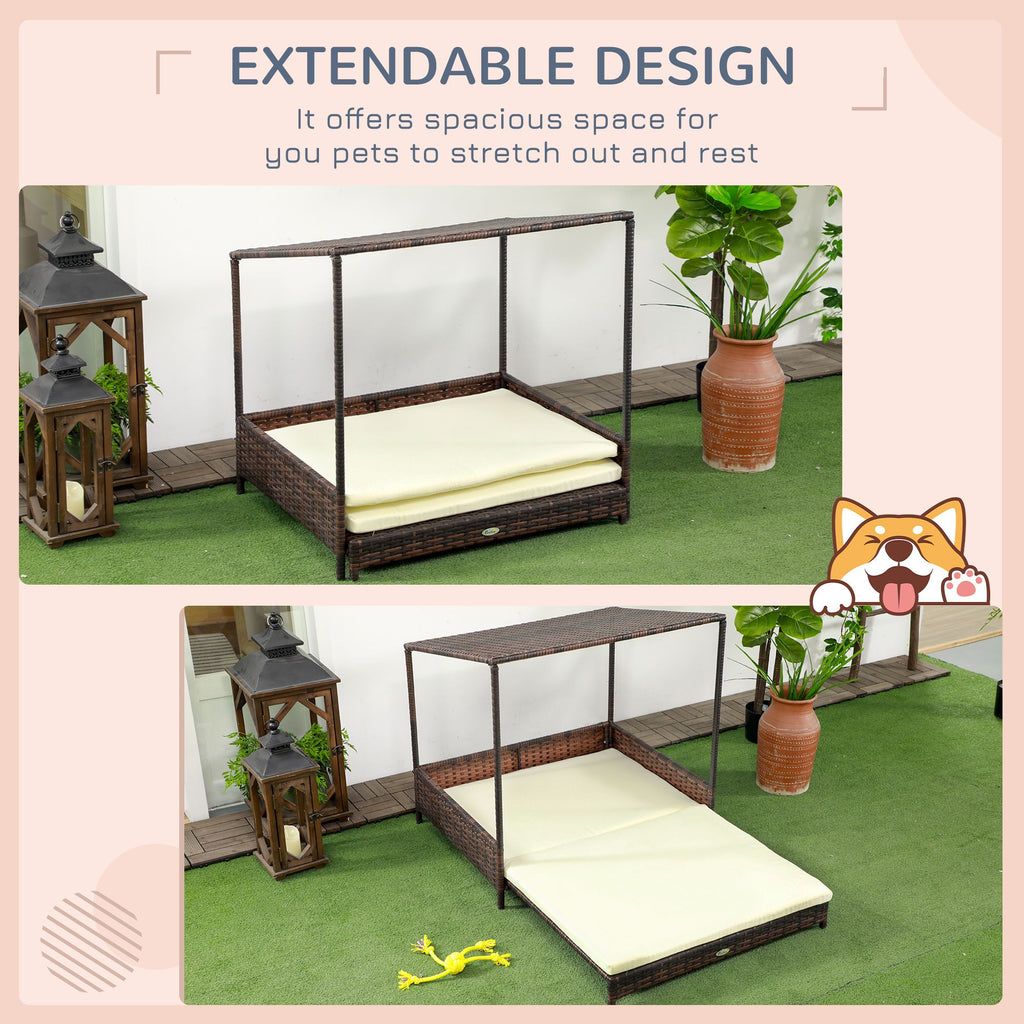 Give Your Pup a Cozy Retreat with This Expandable Wicker Dog Bed