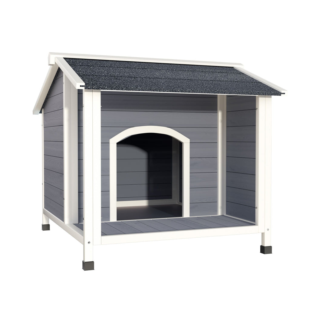 Weatherproof furniture-style Dog House with Raised Floor Design