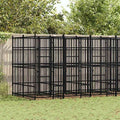 Outdoor Dog Kennel Steel 119 ft²