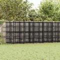 Outdoor Dog Kennel Steel 178.6 ft²