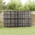 Outdoor Dog Kennel Steel 59.5 ft²