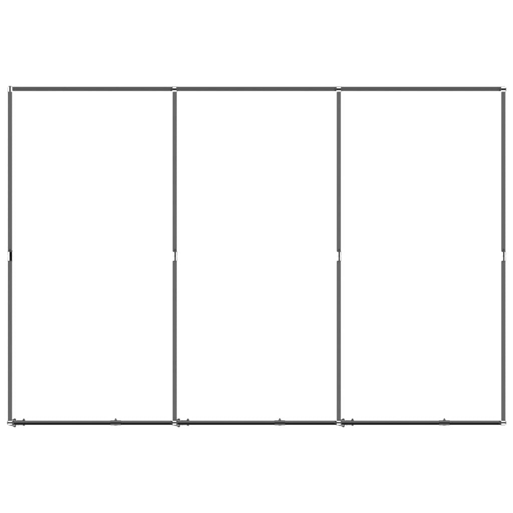 Outdoor Dog Kennel Steel 59.5 ft²