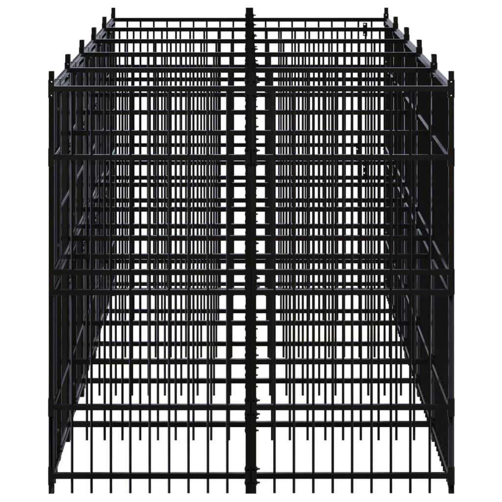 Outdoor Dog Kennel Steel 99.2 ft²