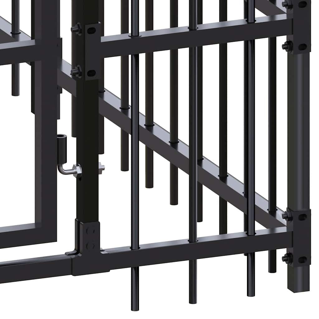 Outdoor Dog Kennel Steel 99.2 ft²