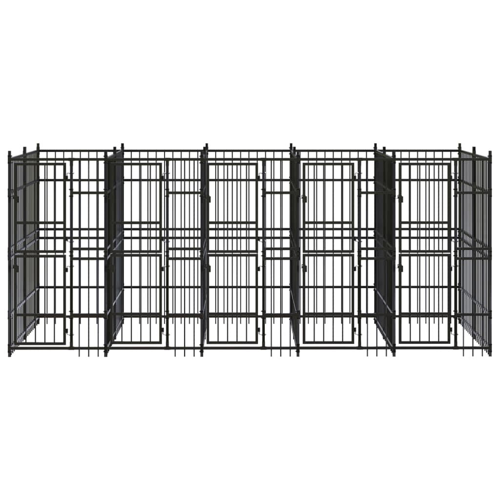 Outdoor Dog Kennel Steel 99.2 ft²