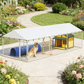 Outdoor kennel, dog house, dog cage, silver