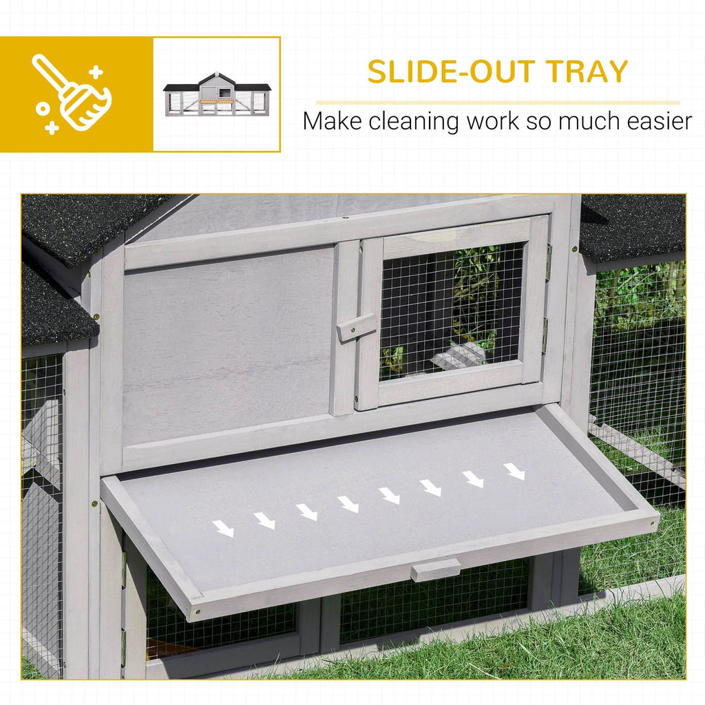 83" Deluxe 2-Story furniture-style Rabbit Hutch with Run Areas