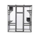 Outdoor Super Large Cat Cage - Grey