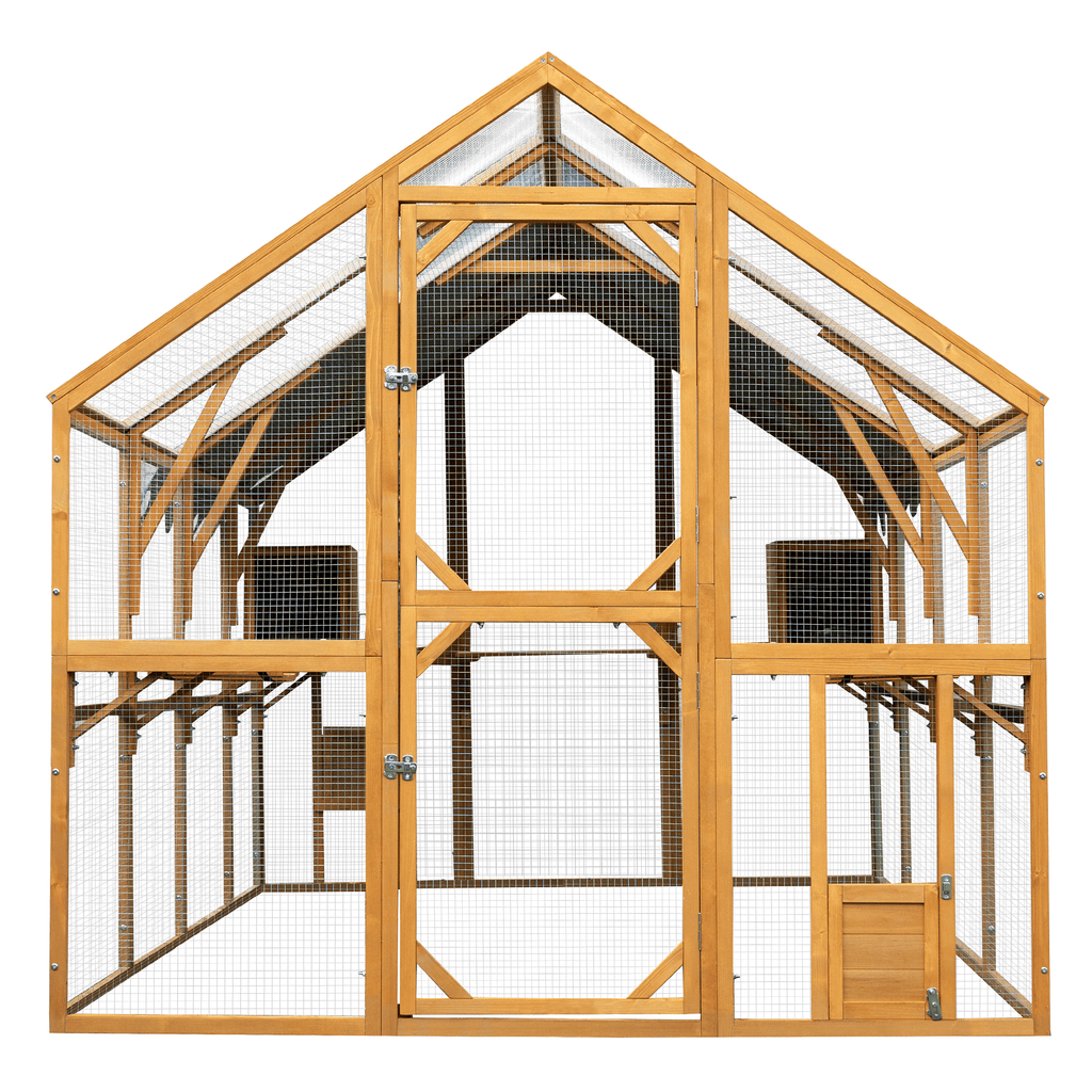 Walk-In Catio: Spacious ² Outdoor Playpen with water-ready Cover