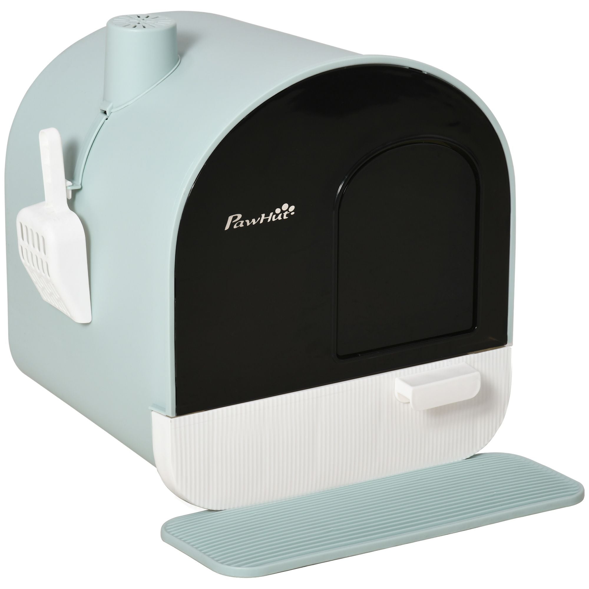 Hooded Cat Litter Box with Lid & Odor Filter