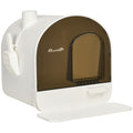 Covered Cat Litter Box with Privacy and Odor Control