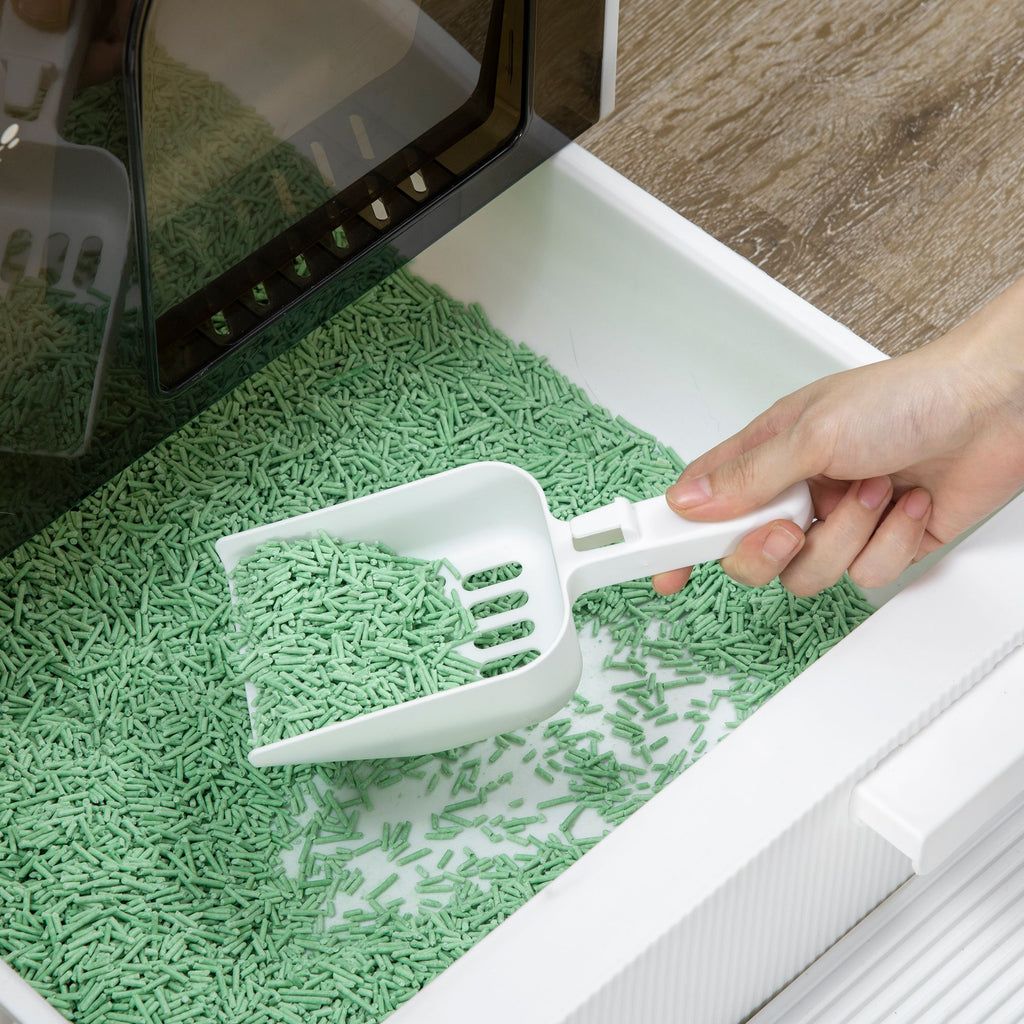 Covered Cat Litter Box with Privacy and Odor Control