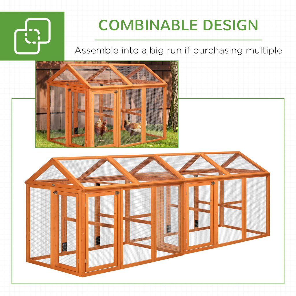 Spacious Modular Chicken Run for 1-3 Chickens