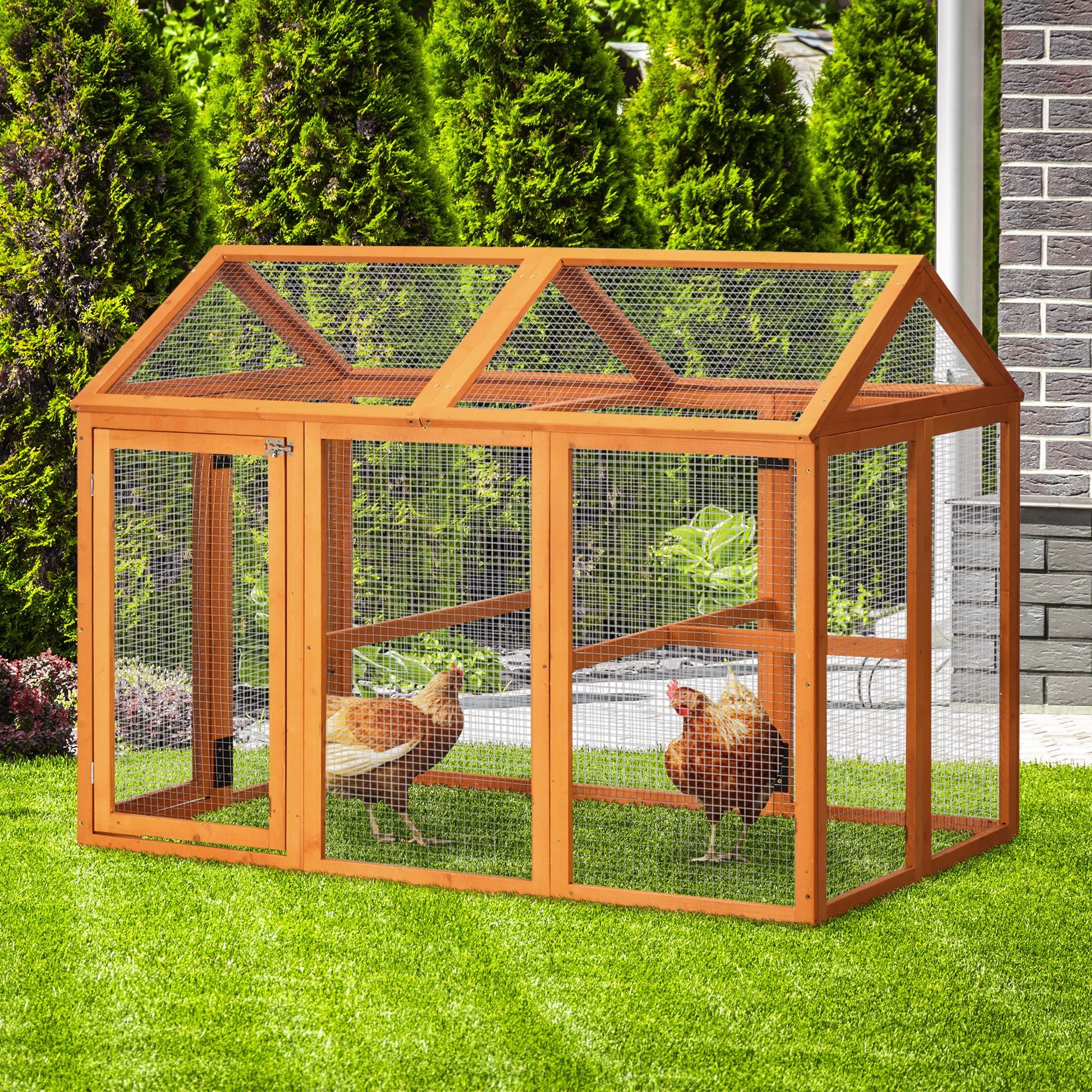 Spacious Modular Chicken Run for 1-3 Chickens