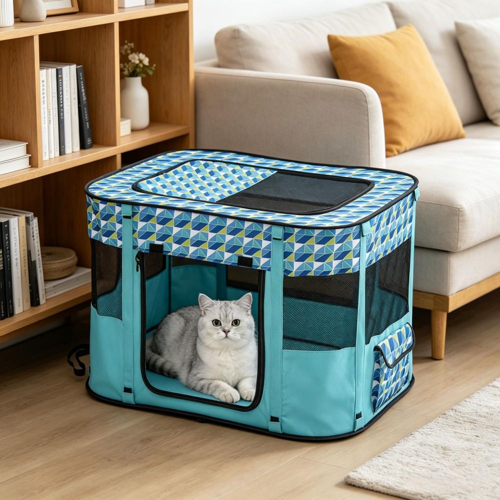 Pet Bag with Easy to Clean and Waterproof Fabric for Camping