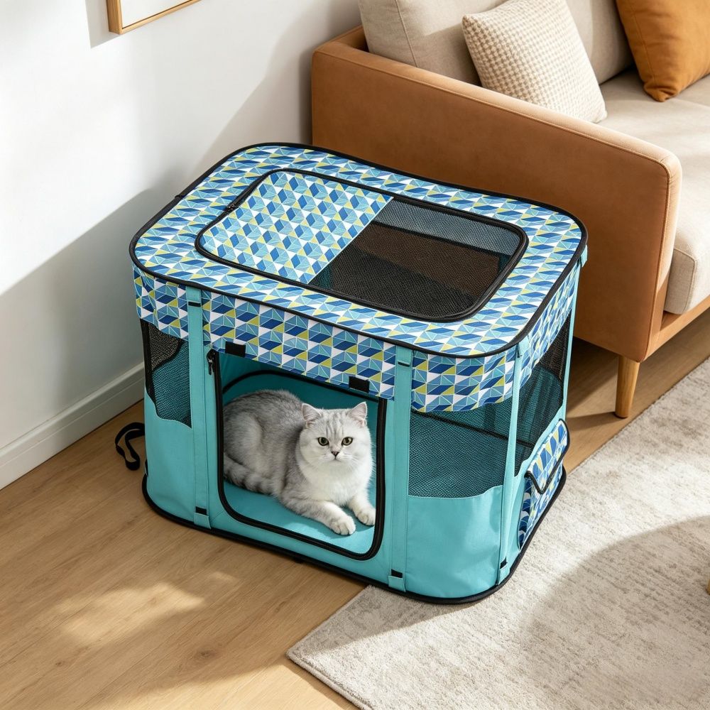 Pet Bag with Easy to Clean and Waterproof Fabric for Camping