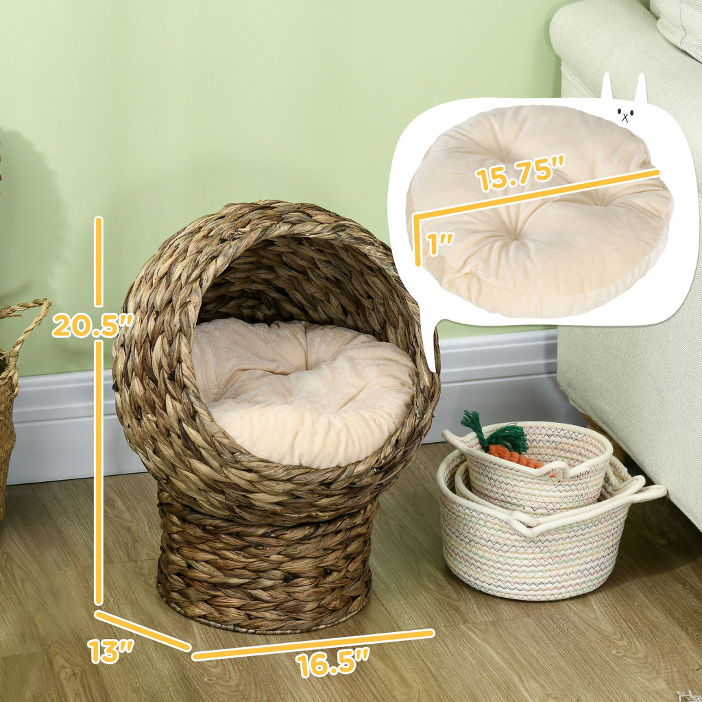 Cozy Rotating Cat Bed House – Your Feline's Private Hideaway