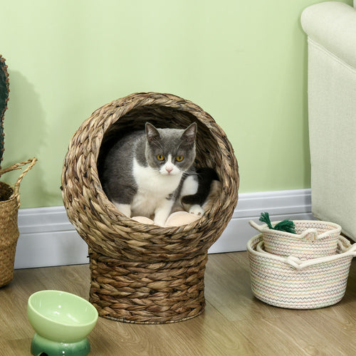 Cozy Rotating Cat Bed House – Your Feline's Private Hideaway