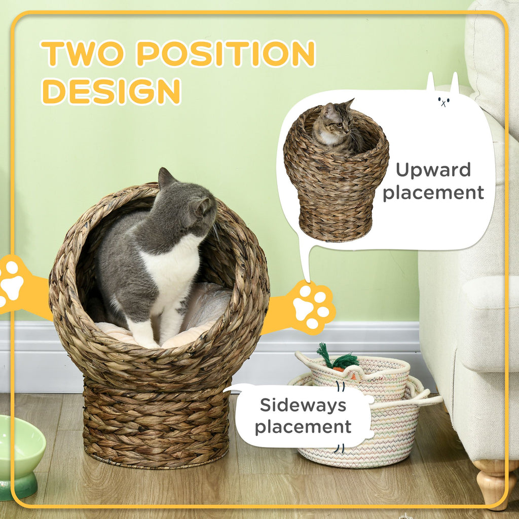 Cozy Rotating Cat Bed House – Your Feline's Private Hideaway