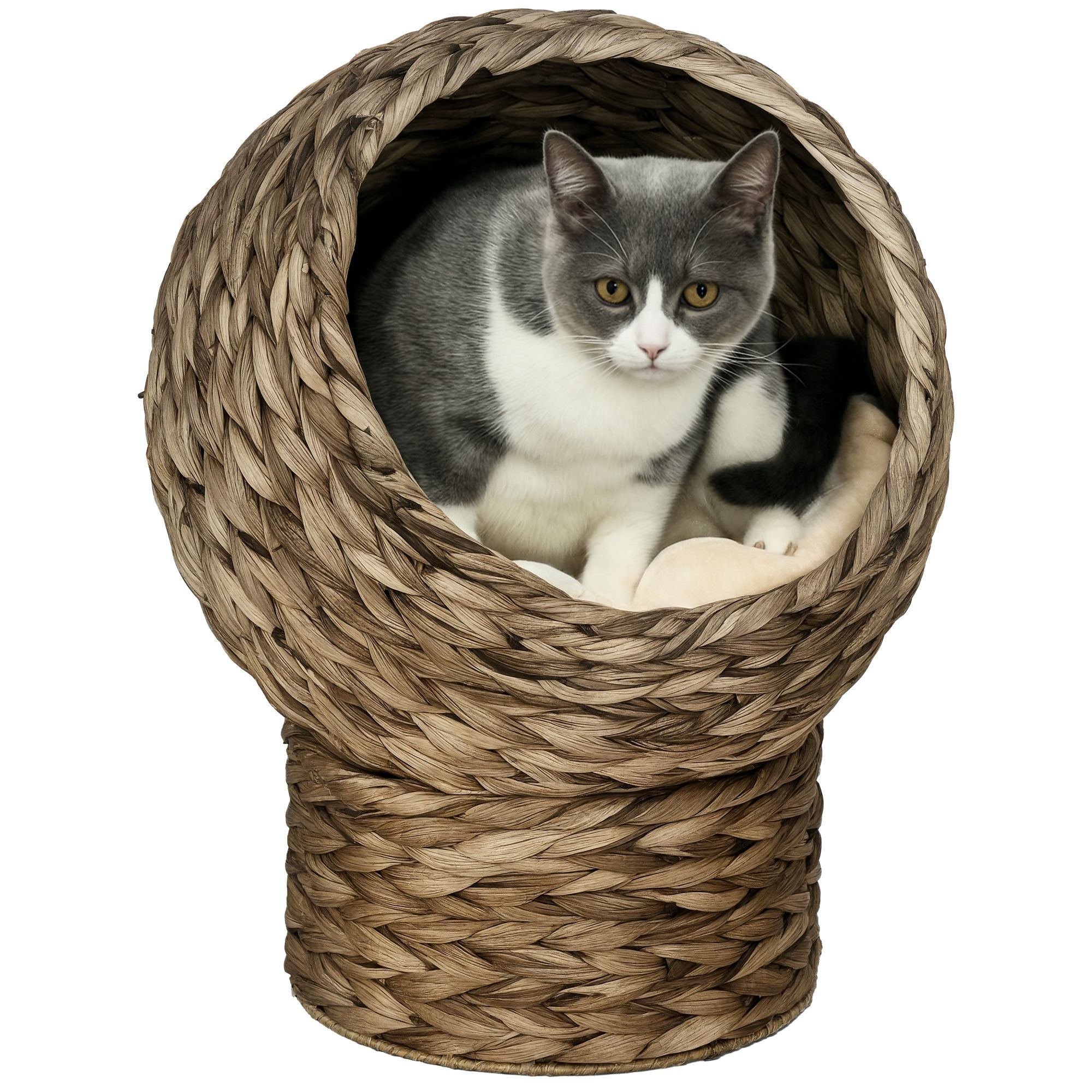 Cozy Rotating Cat Bed House – Your Feline's Private Hideaway