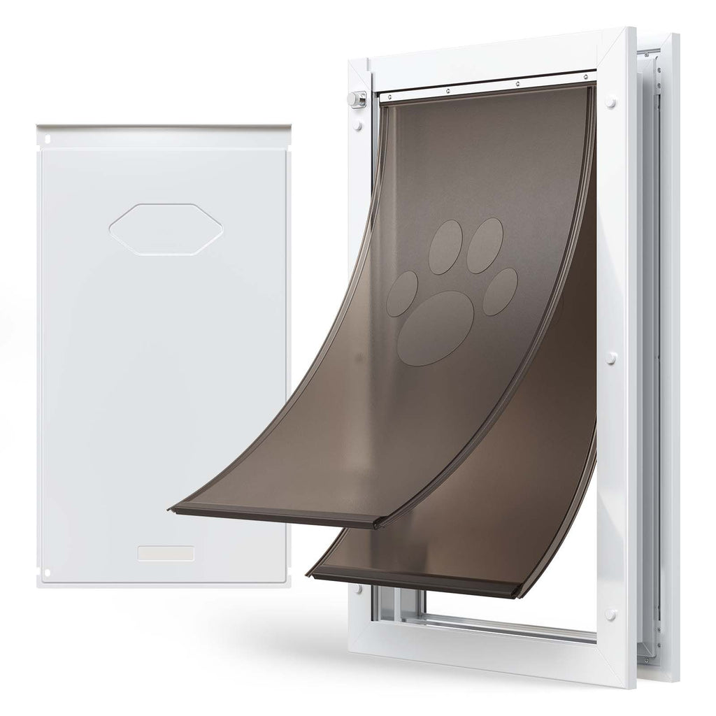 X-Large Pet Door with Double Magnetic Flaps – Easy Indoor/Outdoor Access