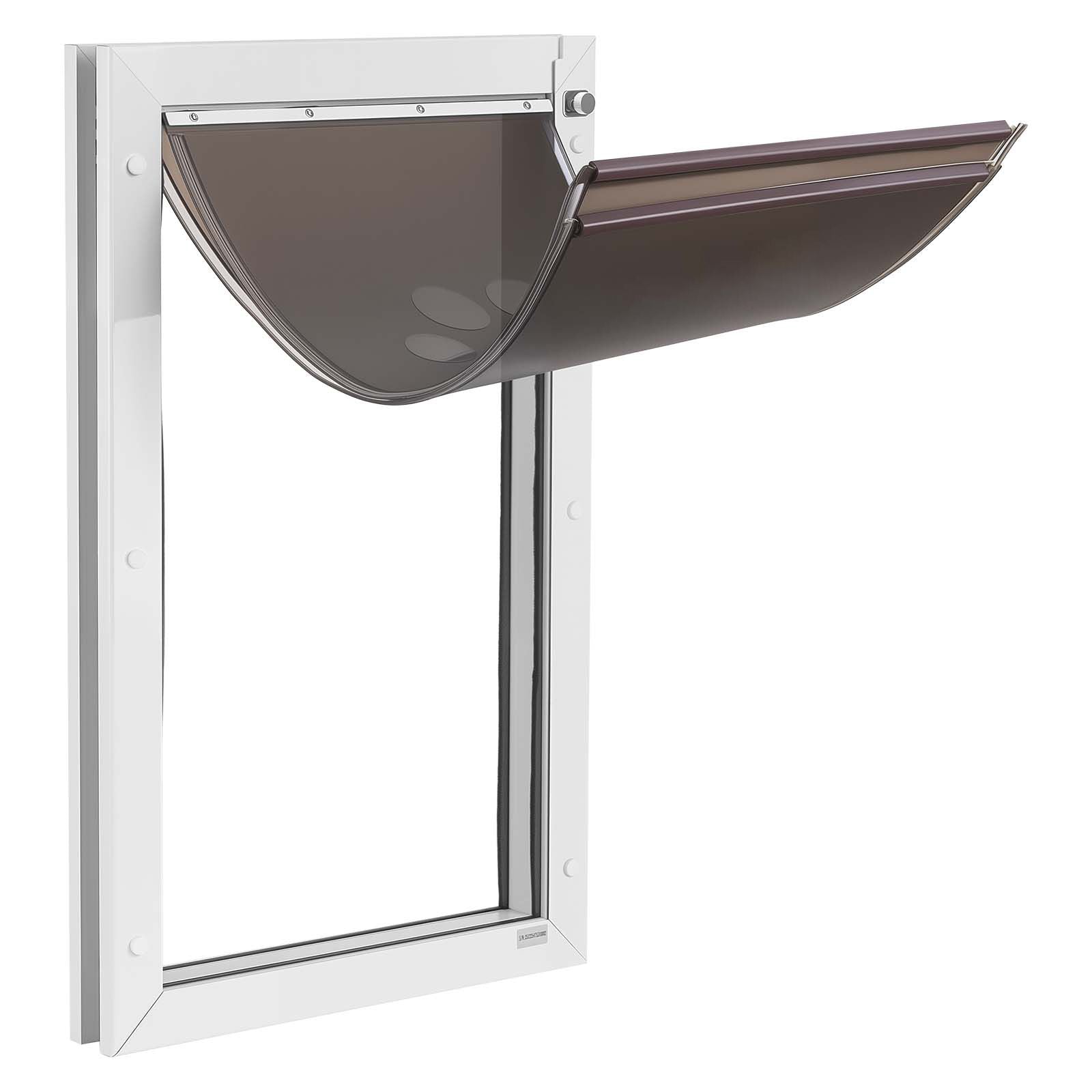 X-Large Pet Door with Double Magnetic Flaps – Easy Indoor/Outdoor Access