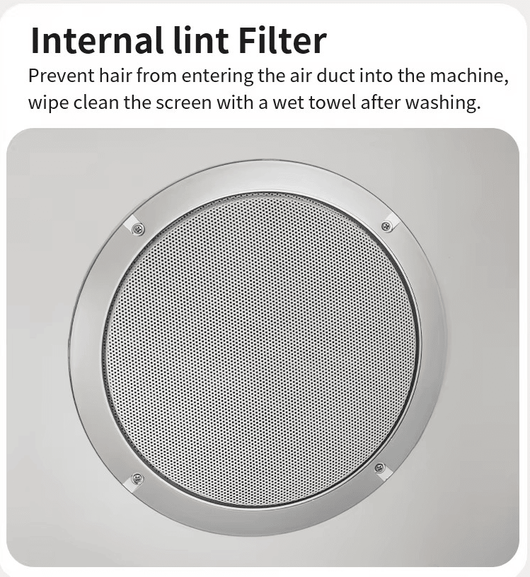 Pet Dryer 70L with UV/Ozone Sterilization & Dual Air Circulation