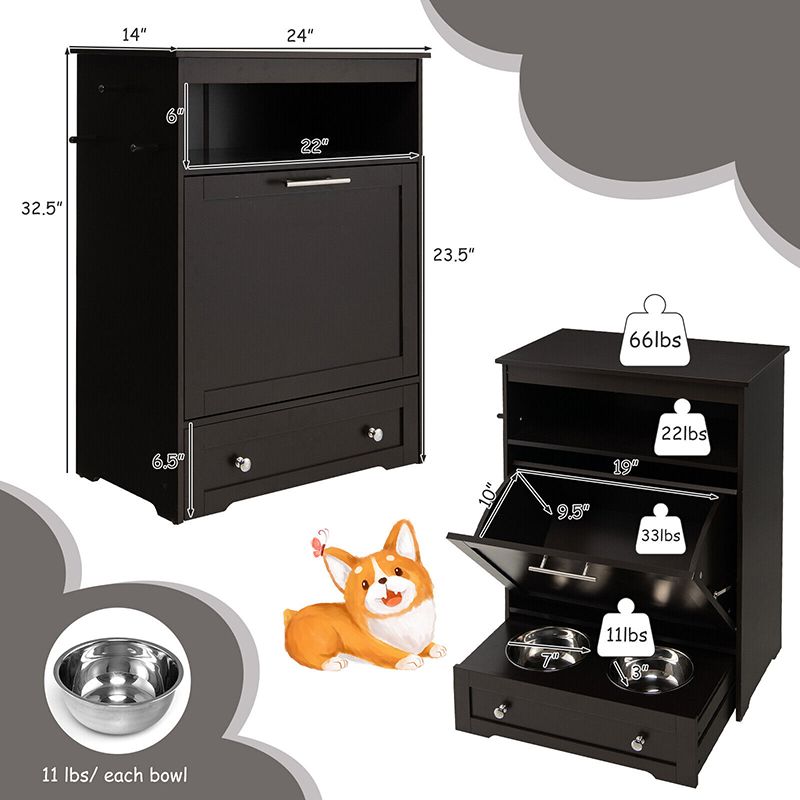 Elevate Mealtime with Our Stylish Pet Feeder Station & Stainless Steel Bowls