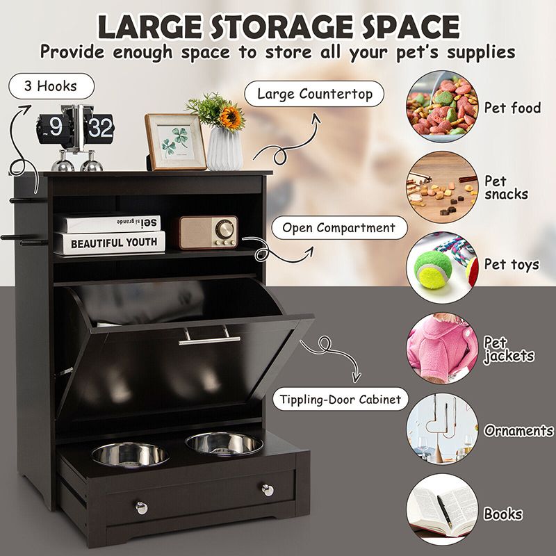 Elevate Mealtime with Our Stylish Pet Feeder Station & Stainless Steel Bowls