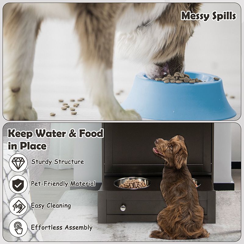 Elevate Mealtime with Our Stylish Pet Feeder Station & Stainless Steel Bowls