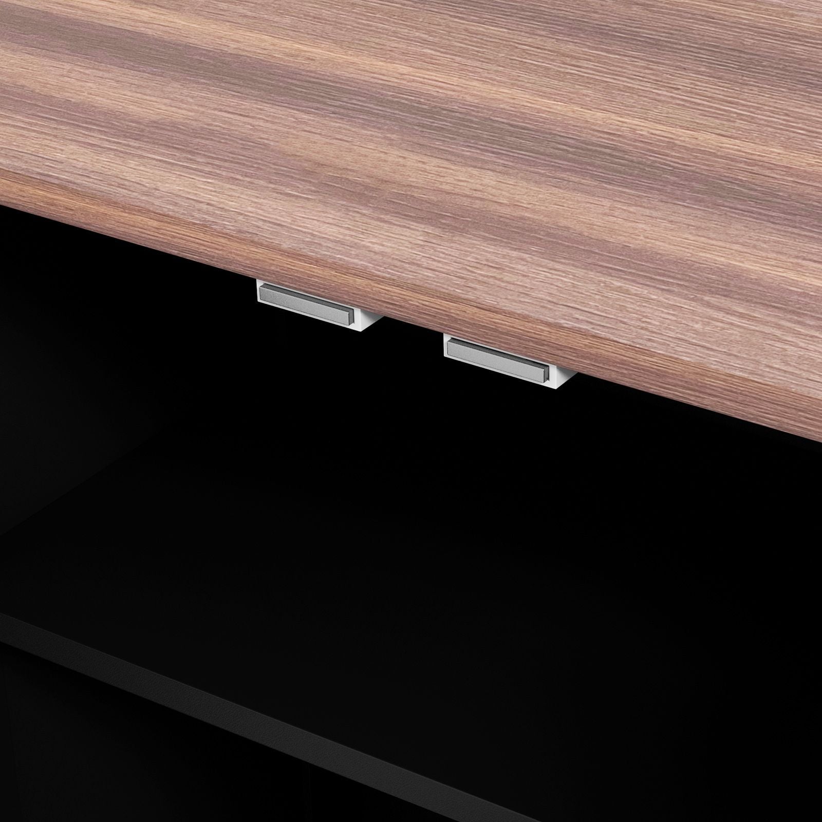 Sleek Dog Feeding Station with Hidden Bowls & Storage Cabinet – Medium Dogs