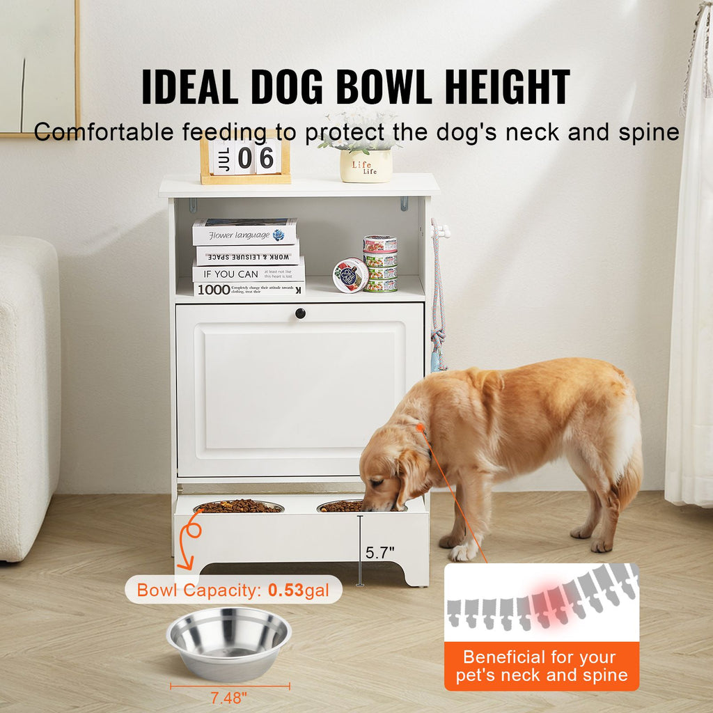 Elevate Your Pet's Mealtime with Style & Storage