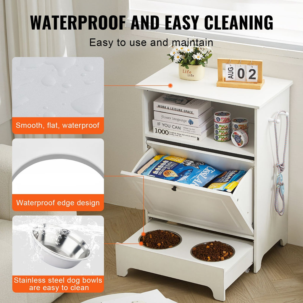 Elevate Your Pet's Mealtime with Style & Storage