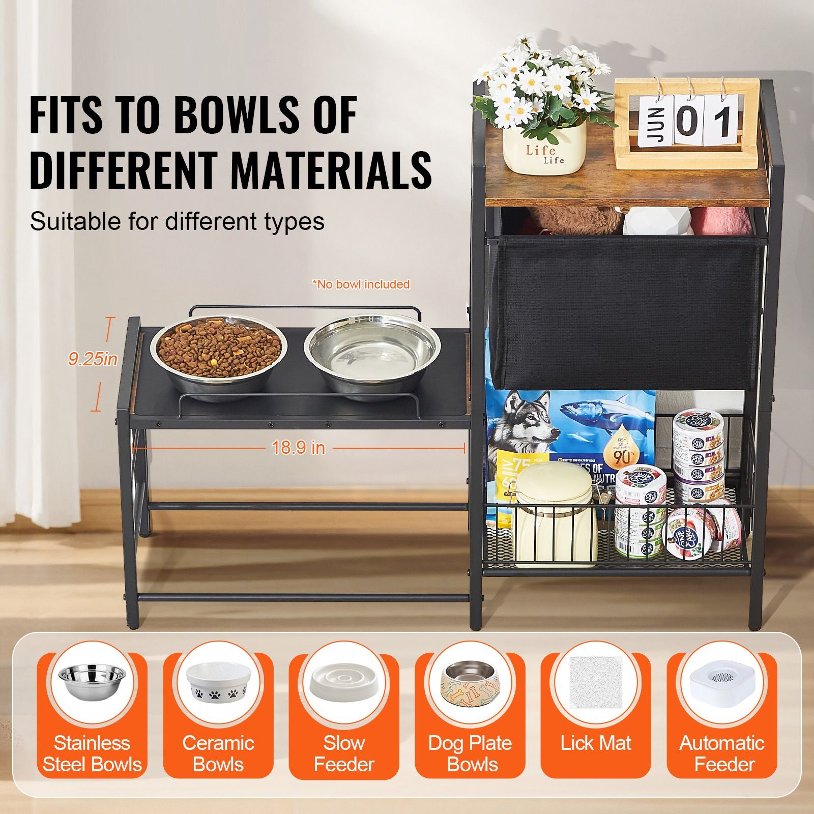 Elevate Your Pet's Dining Experience with Our Versatile Feeding Station