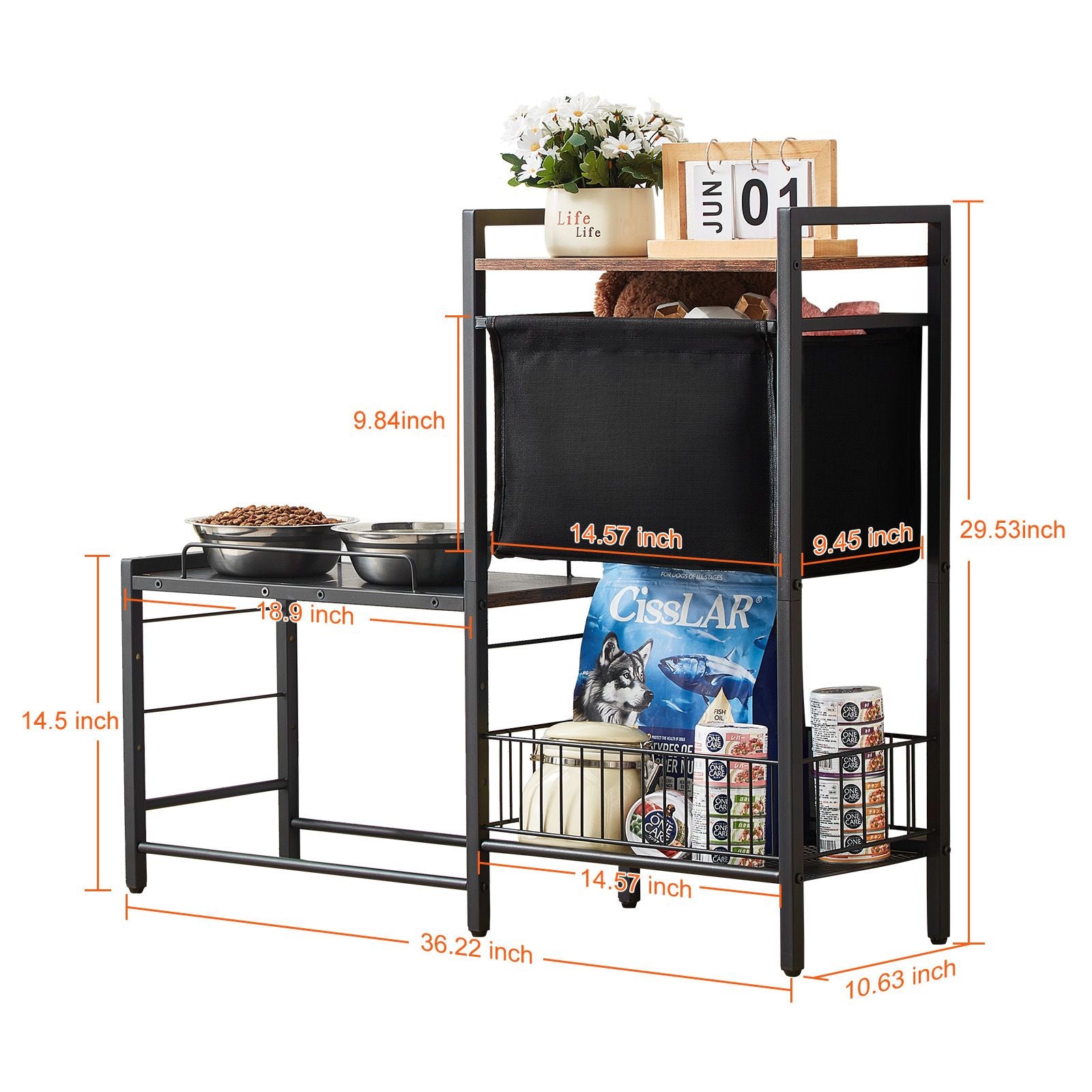 Elevate Your Pet's Dining Experience with Our Versatile Feeding Station