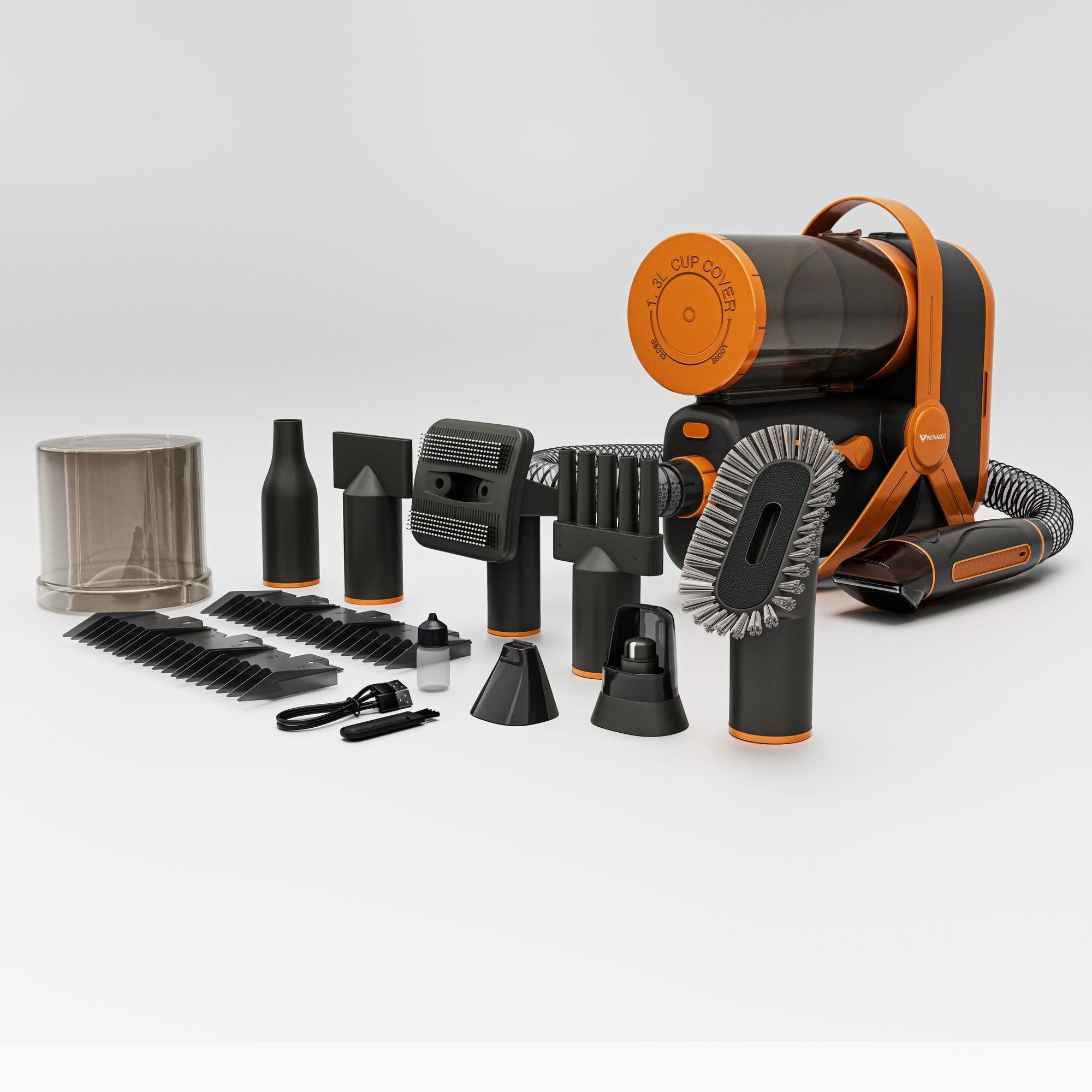 Pet Grooming Vacuum Hair Dryer & Nail Grinder Kit