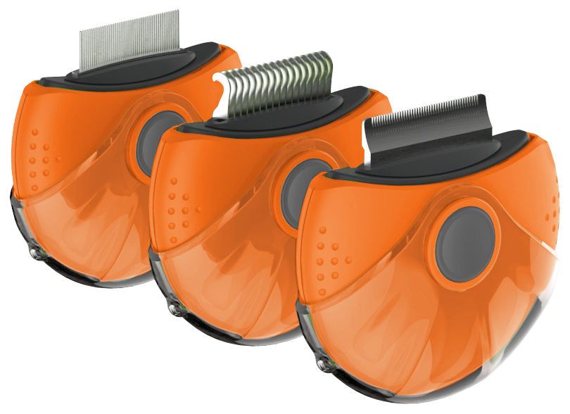 3-in-1 Rotating Grooming Tool for Dogs and Cats