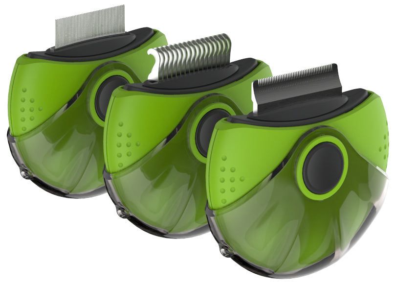 3-in-1 Rotating Grooming Tool for Dogs and Cats