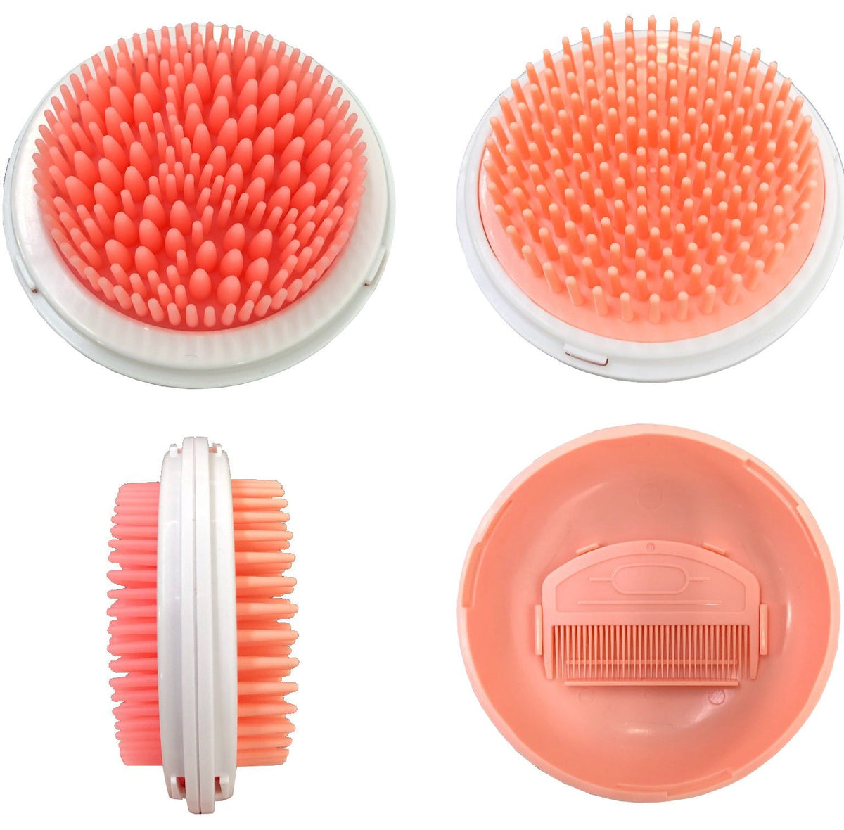 Pocket-Sized 3-in-1 Dog Grooming Brush and Comb