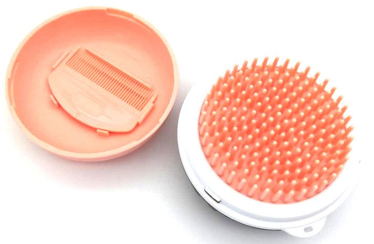 Pocket-Sized 3-in-1 Dog Grooming Brush and Comb