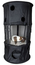 Collapsible Cat House with Multiple Levels for Play and Travel